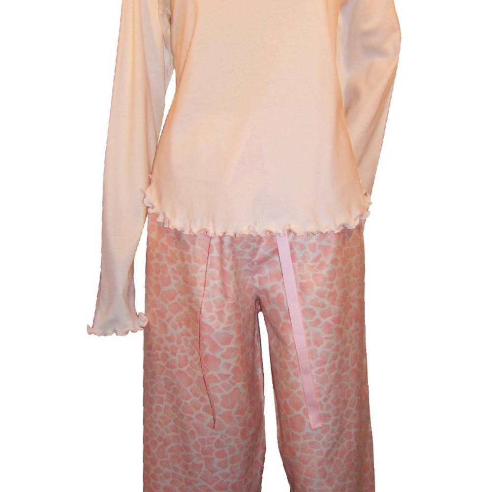 Colorful Giraffe Capri Pajama